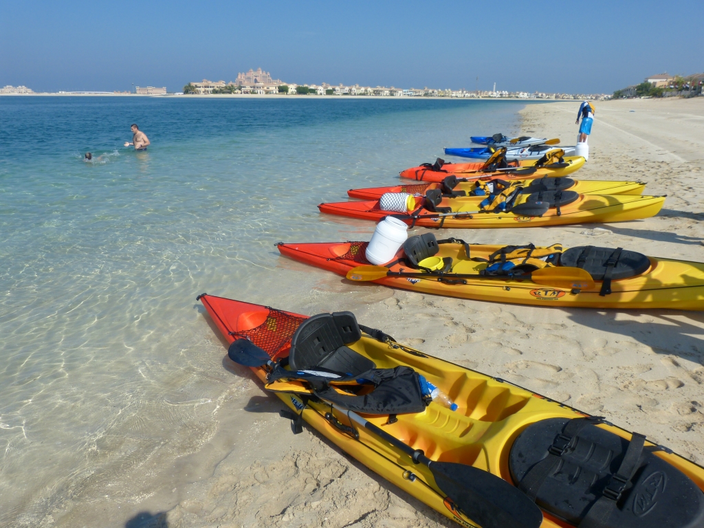 palm jumeirah kayak